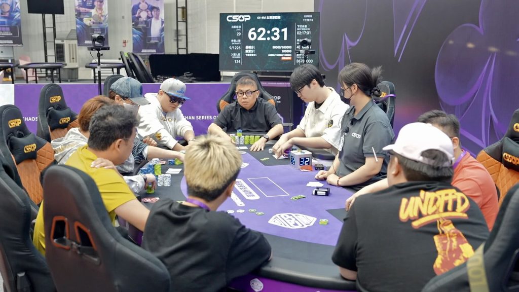 Wang Haohui wins the main event at the CSOPⅢ Chaoshan Poker Series.