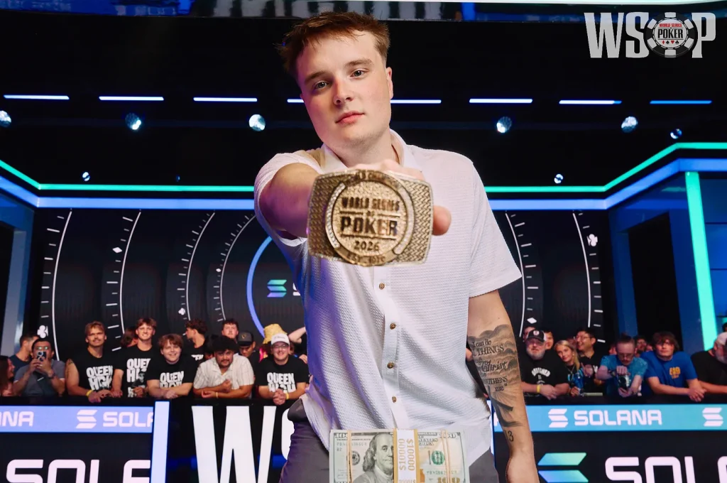 WSOP 冠军Lucas Jumalon 成为Poker Royalty 最新大使