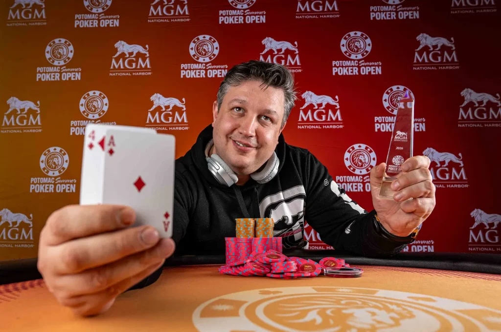 "My brain hurts": Veteran card grinder wins $156,190 at the Potomac Summer Poker Open.
