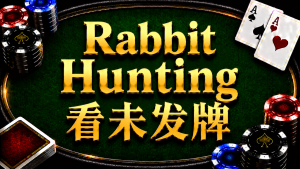 Rabbit Hunting 看未發牌在德州撲克中的定義、Turn River、Board Runout、Burn Card與結果導向思維