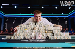 Lucas Jumalon wins the 2026 WSOP Main Event and $10 million.