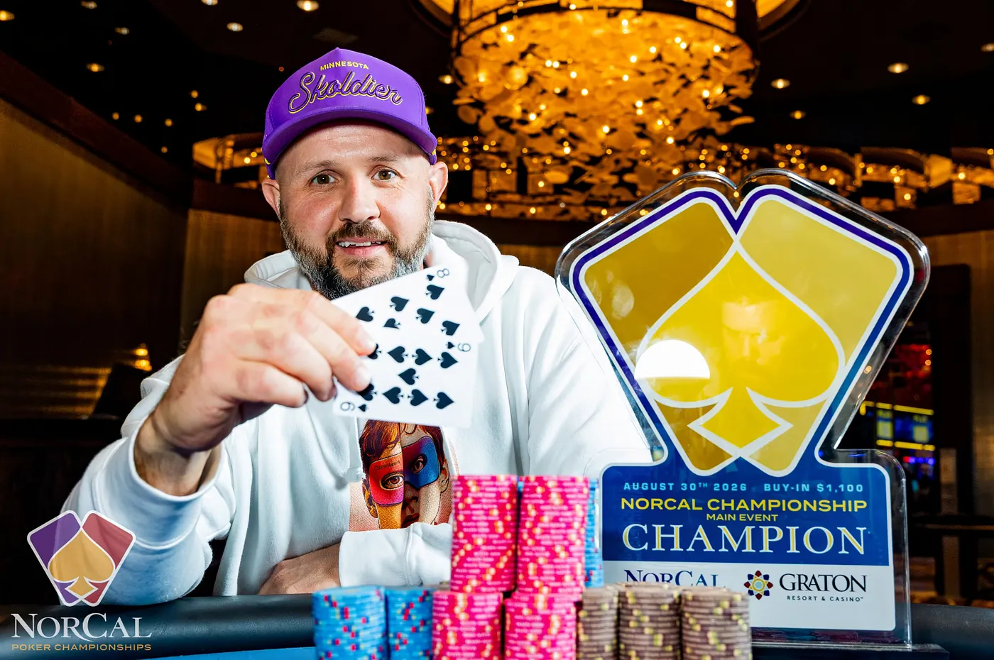 Nicholas Elder成为首届NorCal Poker Championship主赛冠军