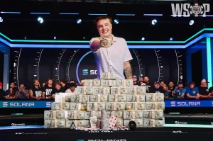 What was Lucas Jumalon's actual winnings in the 2026 WSOP Main Event?