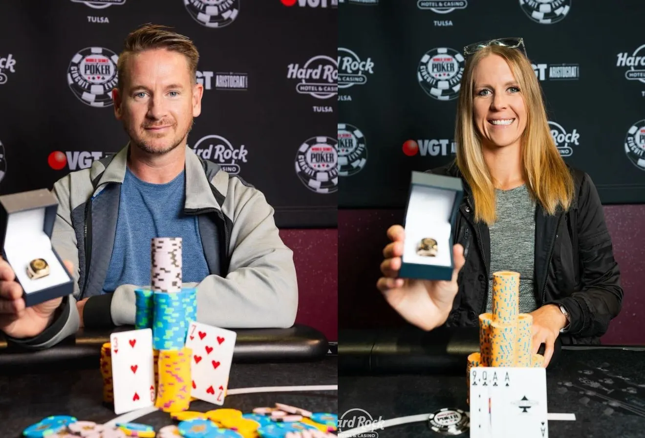 夫妻聯手在同一巡迴賽合奪四枚 WSOP 巡迴賽戒指（目前為止）