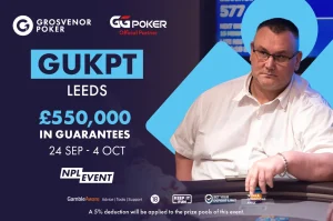 Win at least £550,000 in prizes at the 2026 GUKPT Leeds!