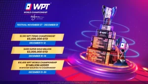 WPT 世界錦標賽節推出全新 $300 萬 Super Gold Million 賽事