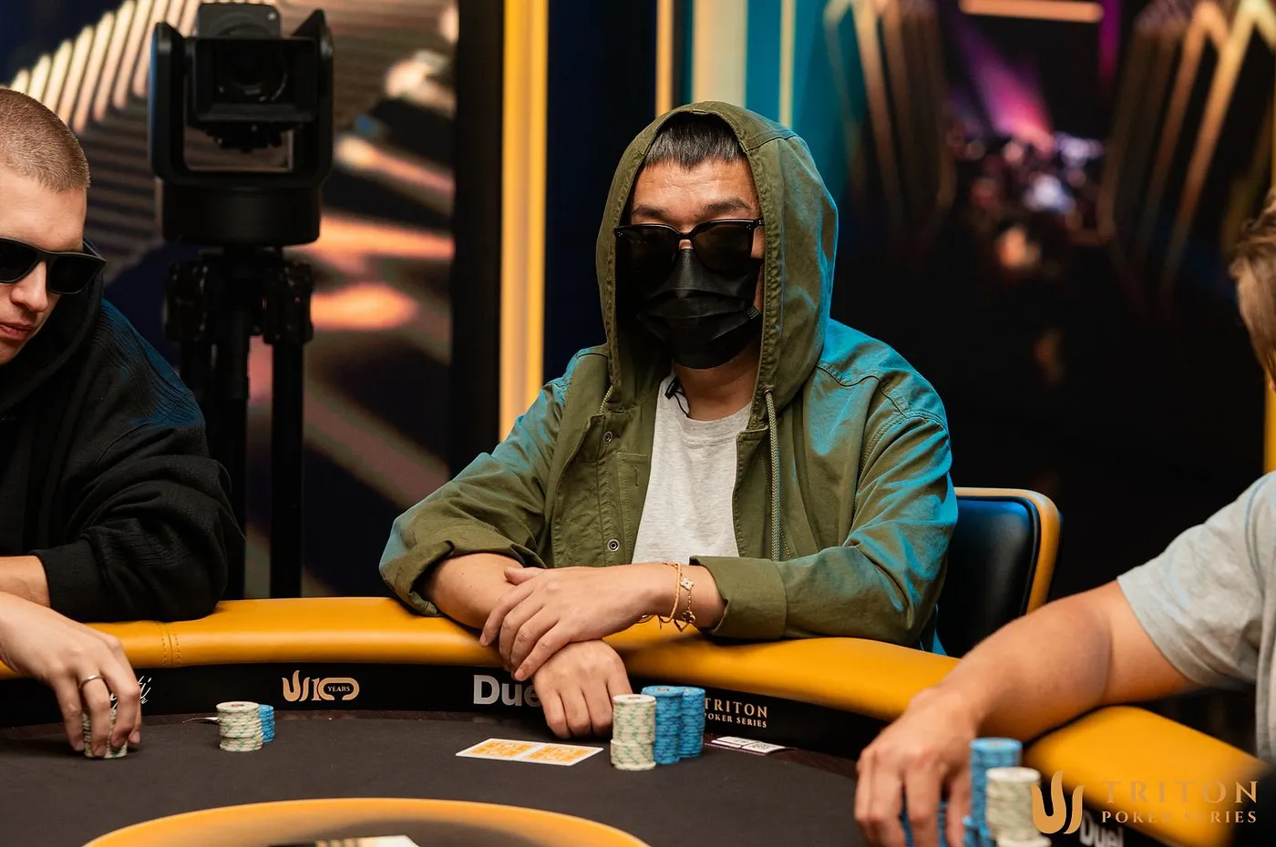Bluff failed! Top stack eliminated on the bubble in the $200,000 Triton Invitational.