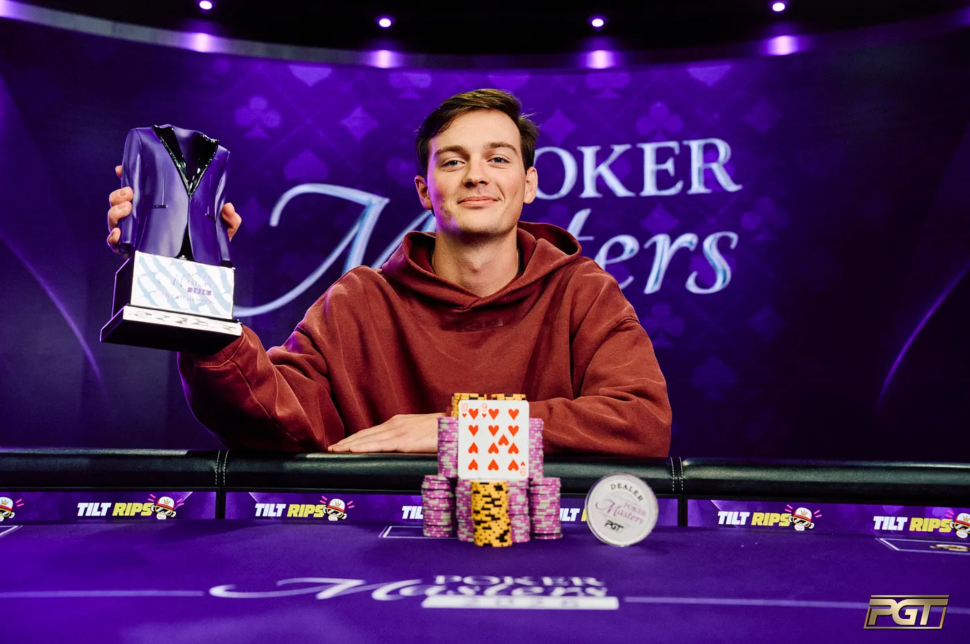 Myles Mullaly赢得首个PokerGO冠军 在扑克大師赛开幕战进帳$218,400