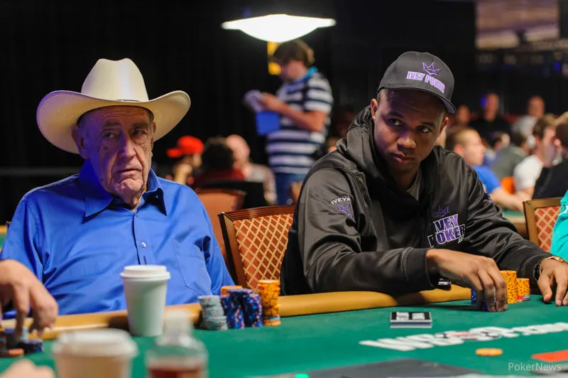 Negreanu called Doyle Brunson and Phil Ivey "natural rivals" in the poker world.