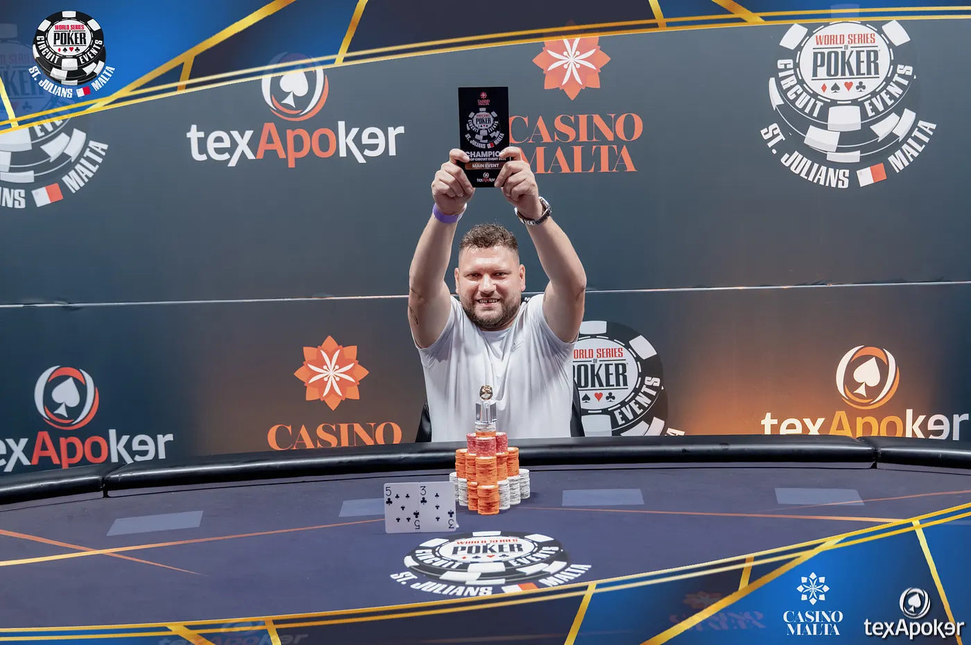 盧卡·托帕齊奧贏得首屆WSOP巡迴賽馬爾他主賽事