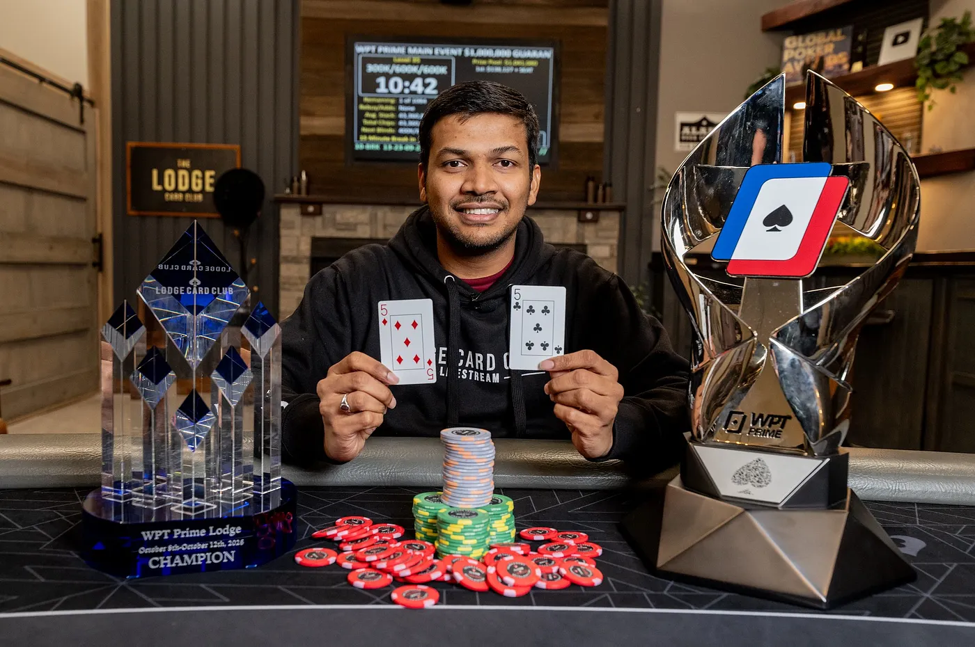 Shrikant Pillamarapu 赢得德州 WPT Prime Lodge 锦标赛冠军