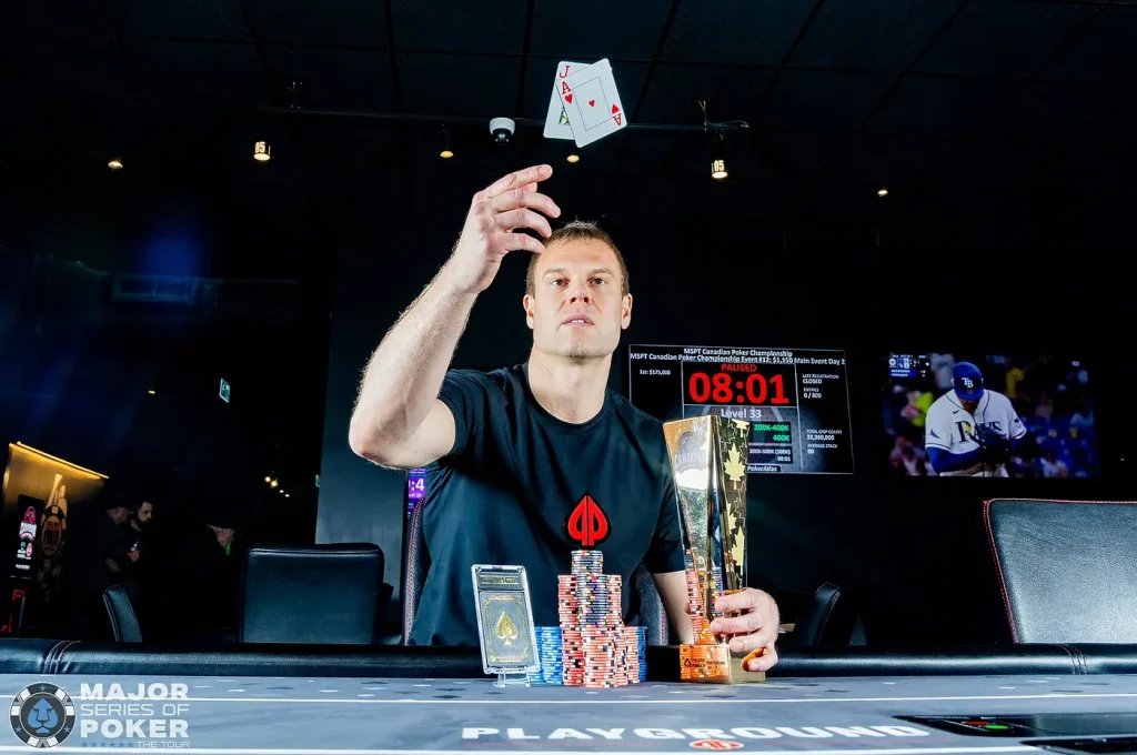 Sam Chartier 在 Playground 贏得 MSPT 加拿大撲克錦標賽 創下本土最大獎金