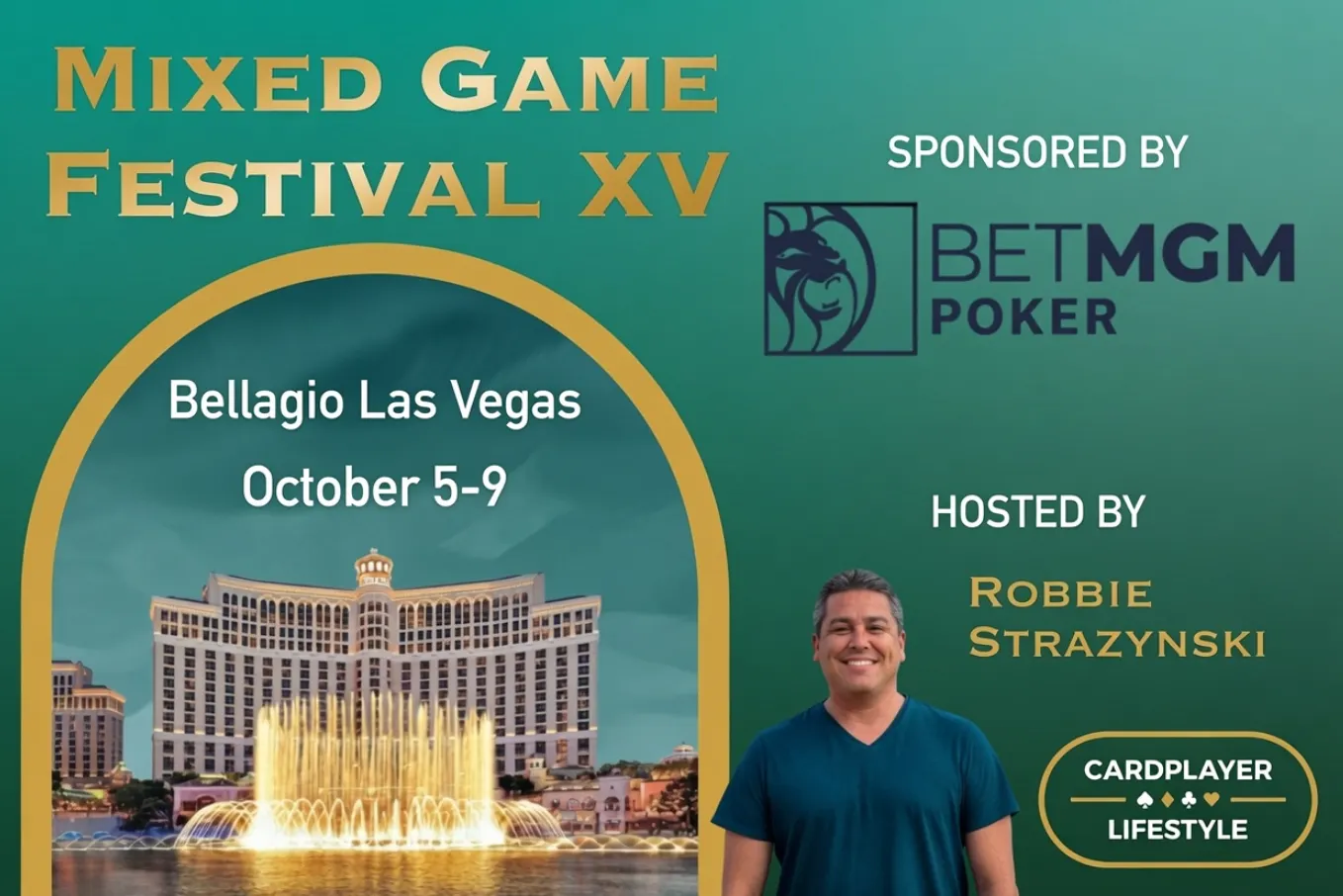 参加混合游戏节XV 赢取$1,100 Bellagio Fall Classic 门票