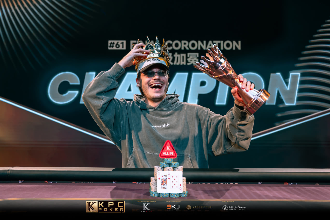 ROKAS ASIPAUSKAS奪得2026 KPC Poker終極加冕賽冠軍，收穫300800美元獎金